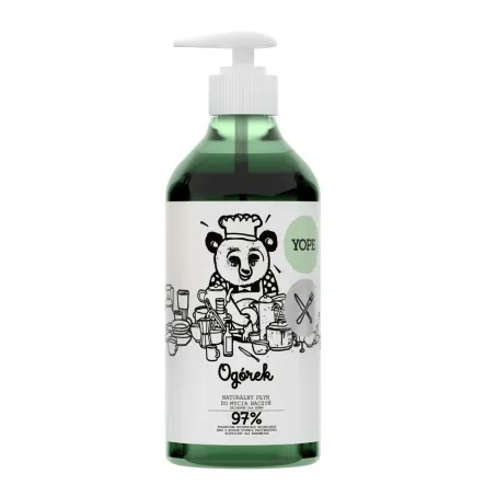 Płyn do Mycia Naczyń Naturalny Ogórek 750 ml - Yope