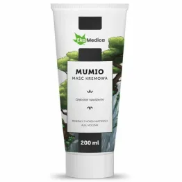 Maść Kremowa Mumio (Minerały z Morza Martwego, Algi, Mocznik) 200 ml - Ekamedica