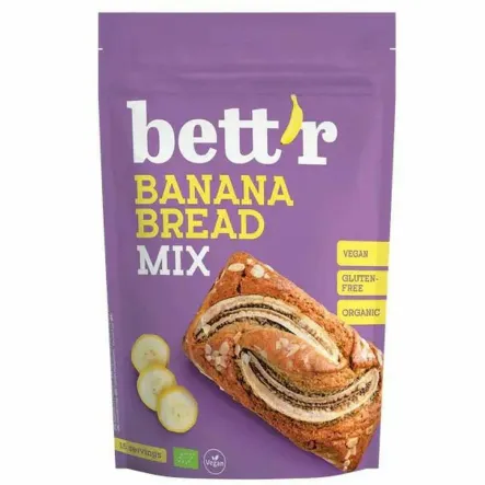 Chleb Bananowy Mieszanka Bezglutenowa Bio 300 g - Bettr
