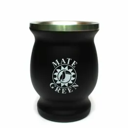 Naczynie ze Stali Nierdzewnej Czarne - TermoMate Double Wall Heat Insulation Black 230 ml