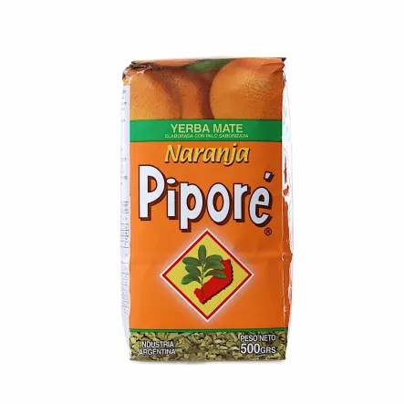 Pipore Naranja Pomarańczowa 500 g Yerba Mate