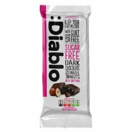 Czekolada Mleczna z Orzechami Laskowymi Bez Dodatku Cukru 75 g - Diab-lo DIABetic-LOw (data: 25.09.2025)