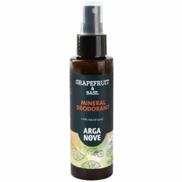 Dezodorant Mineralny Ałunowy Grapefruit and Bazylia 100 ml - Arganove