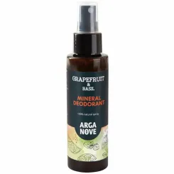 Dezodorant Mineralny Ałunowy Grapefruit and Bazylia 100 ml - Arganove