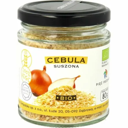 Cebula Suszona BIO 80 g - Pięć Przemian