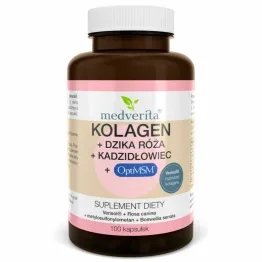 Kolagen Wołowy+ Dzika Róża+ Kadzidłowiec+ OptiMSM® 100 Kapsułek - Medverita