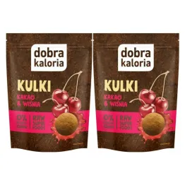 2 x Kulki Kakao & Wiśnia 58 g - Dobra Kaloria