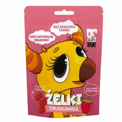 BeRaw Kids Żelki Truskawka Bez Dodatku Cukru 35 g - Purella