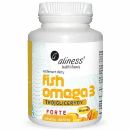 Fish Omega 3 Trójglicerydy Forte 60 Kapsułek - Aliness