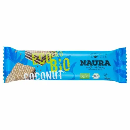 Wafel Kokosowy Bio 30 g - Naura