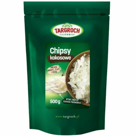 Chipsy Kokosowe 500 g - Targroch