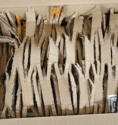 Wypełniacz Kartonowy do Pakowania Ekologiczny - Używane Kartony Ponacinane na Maty Rozciągliwe 10 kg