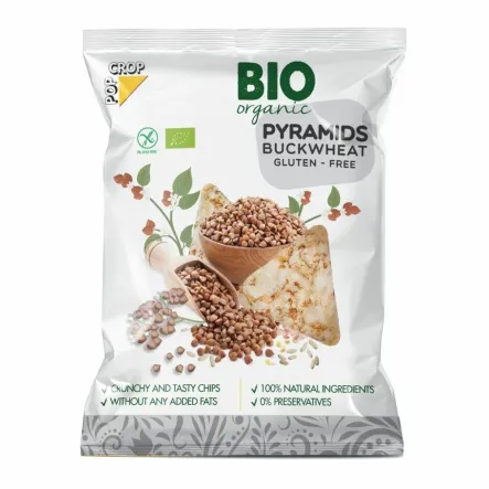 Piramidki Gryczane Bezglutenowe Bio 25 g - Popcrop