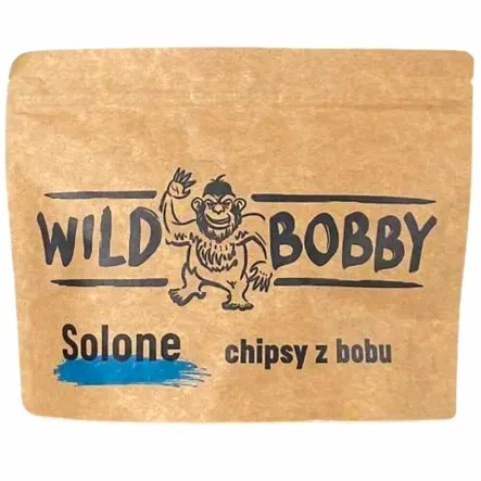 Chipsy z Bobu Smażone Solone 100 g - Wild Bobby