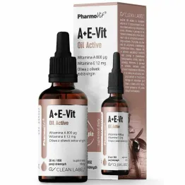 Witaminy A + E - Vit Oil Active Krople 30 ml - Pharmovit