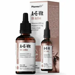 Witaminy A + E - Vit Oil Active Krople 30 ml - Pharmovit
