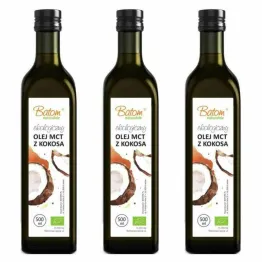 3 x Olej MCT z Kokosa Bio 500 ml - Batom