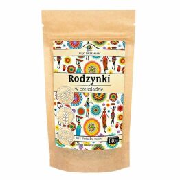 Rodzynki w Czekoladzie bez Dodatku Cukru 140 g - Pięć Przemian