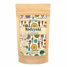 Rodzynki w Czekoladzie bez Dodatku Cukru 140 g - Pięć Przemian