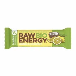 Baton Raw Energy Bio Cytryna Kokos Bezglutenowy 50 g - Bombus