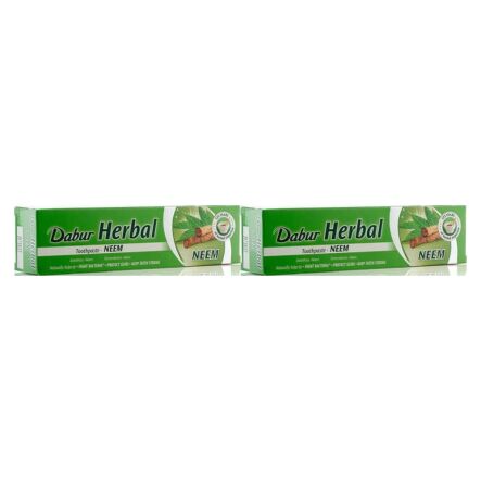 2 x Pasta do Zębów Neem z Miodlą Indyjską Bez Fluoru 100 ml - Dabur