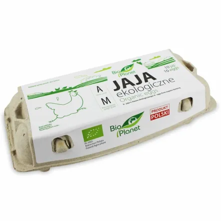 Jaja M Bio (10 Sztuk) Jajka Ekologiczne - Bio Planet COLD