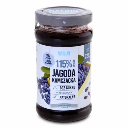 Jagoda Kamczacka Bez Dodatku Cukru 115% Owoców 225 g Natjun