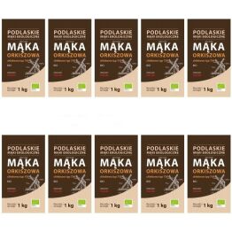 10 x Mąka Orkiszowa Chlebowa Bio 1 kg TYP 750 - BioLife