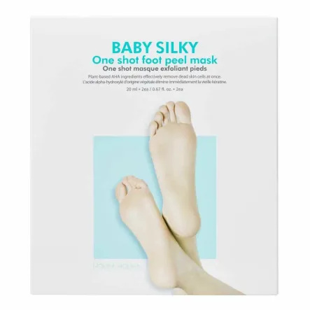 Peeling do Stóp w Formie Skarpet Baby Silky Foot 40 ml (2x 20 ml) - Holika Holika