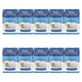 10 x Sól Kłodawska Kamienna Biała Drobnoziarnista Niejodowana 1 kg - Kopalnia Soli Kłodawa