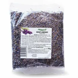 Kwiat Lawendy Herbatka Ziołowa 50 g - Herbapol Kraków