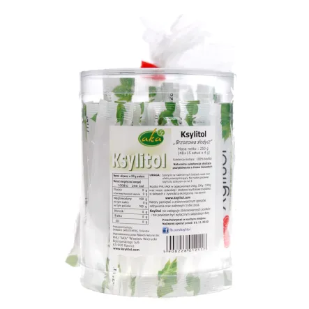 Ksylitol Krystaliczny Mini Saszetki 250 g AKA