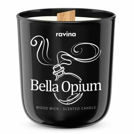 Sojowa Świeca Zapachowa w Szkle - Bella Opium - Ravina