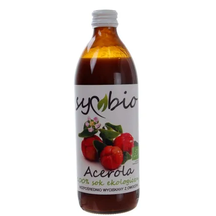 Sok z Aceroli Eko 500ml Symbio - Przecena Krótka Data Minimalnej Trwałości