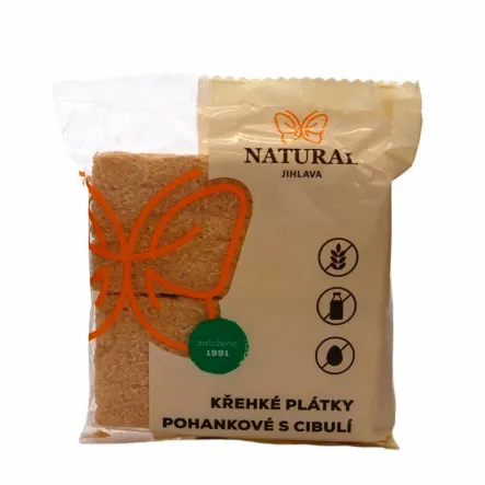 Chlebek Chrupki Gryczany z Cebulą 75 g - Natural