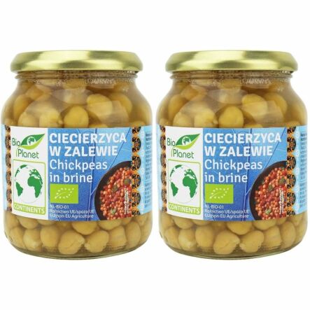 2 x Ciecierzyca w Zalewie w Słoiku Bio 350 g (230 g) - Bio Planet