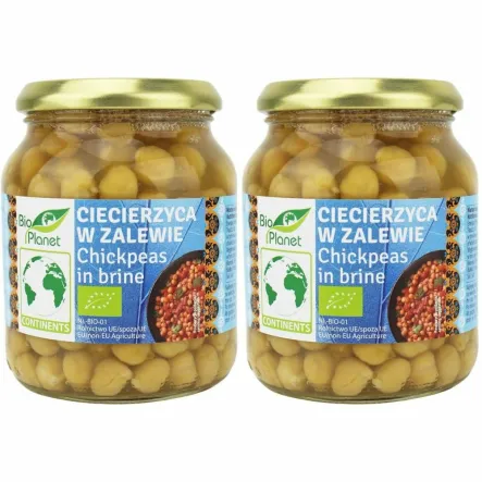 2 x Ciecierzyca w Zalewie w Słoiku Bio 350 g (230 g) - Bio Planet