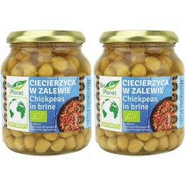 2 x Ciecierzyca w Zalewie w Słoiku Bio 350 g (230 g) - Bio Planet