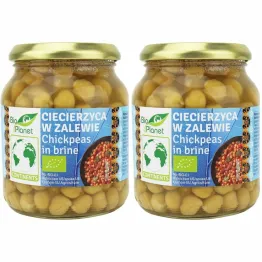 2 x Ciecierzyca w Zalewie w Słoiku Bio 350 g (230 g) - Bio Planet