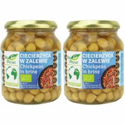 2 x Ciecierzyca w Zalewie w Słoiku Bio 350 g (230 g) - Bio Planet