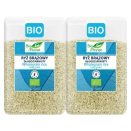 2 x Ryż Brązowy Długoziarnisty Bezglutenowy Bio 2 kg - Bio Planet