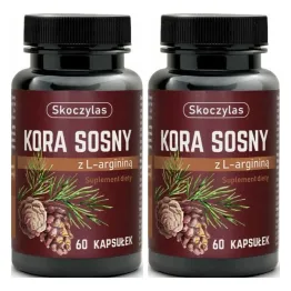 2 x Kora Sosny z L-argininą Układ Krwionośny Krążenie 60 Kapsułek - Skoczylas