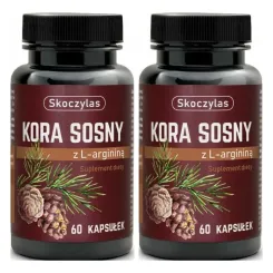 2 x Kora Sosny z L-argininą Układ Krwionośny Krążenie 60 Kapsułek - Skoczylas
