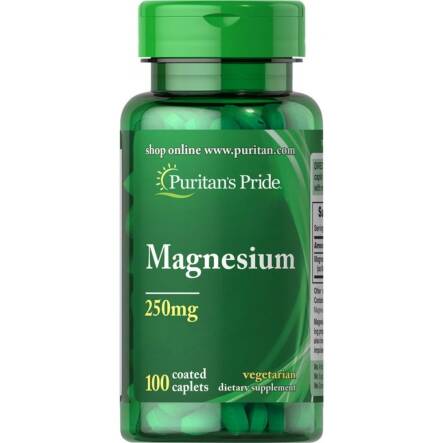 Magnez 250 mg 100 tabletek - Puritans Pride