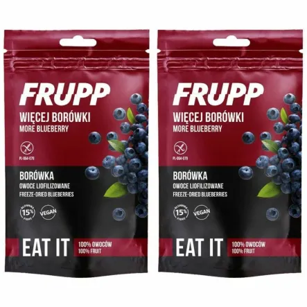 2 x Owoce Liofilizowane Borówka 15 g - Frupp