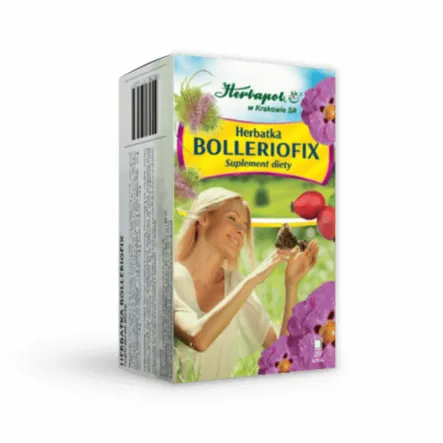 Herbatka BOLLERIOFIX 40 g(20x 2 g) - Herbapol Kraków - Przecena Krótka Data Minimalnej Trwałości