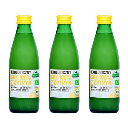Zestaw 3 x Sok z Cytryn z Sycylli Bio 250 ml Ekowital