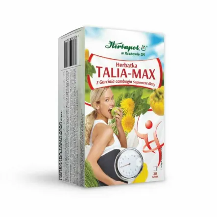 Herbatka TALIA - MAX z Garcinia Cambogia 50 g (20x 2,5 g) - Herbapol Kraków
