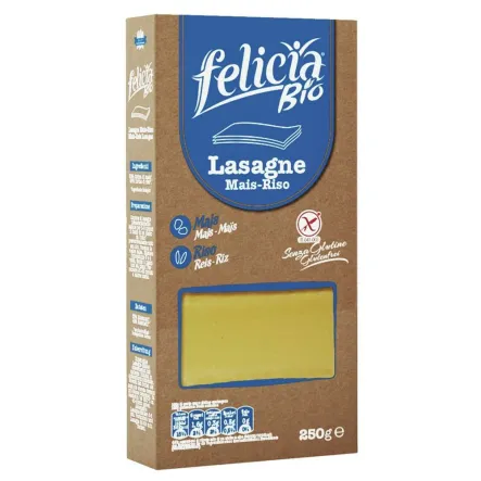 Makaron Kukurydziano-Ryżowy Lasagne Bio 250 g-Felicia