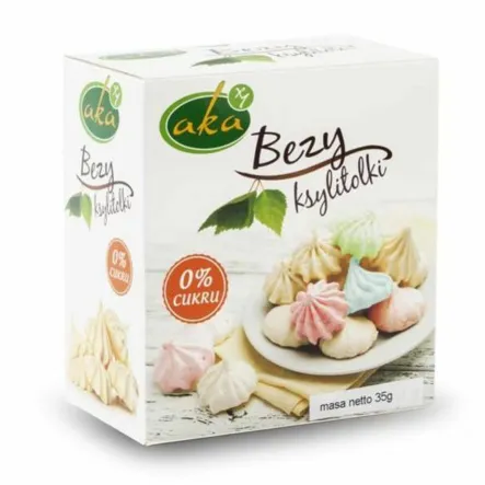 Bezy Ksylitolki Bez Dodatku Cukru 35 g - AKA